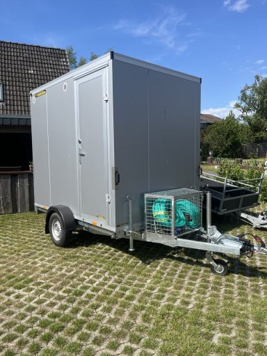 Mobiler Badanhänger von TK-Montagebau – Außenansicht